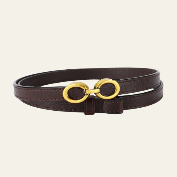 The Portofino Gold-Link Slim Belt