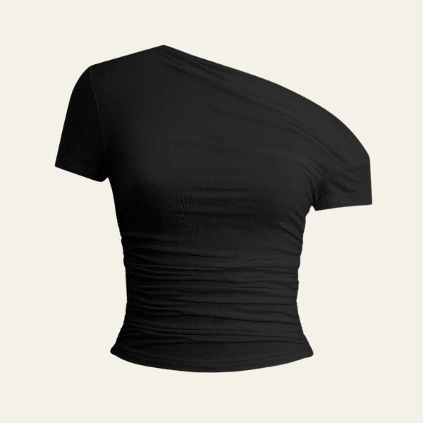 The Amalfi Asymmetric Ruched Top