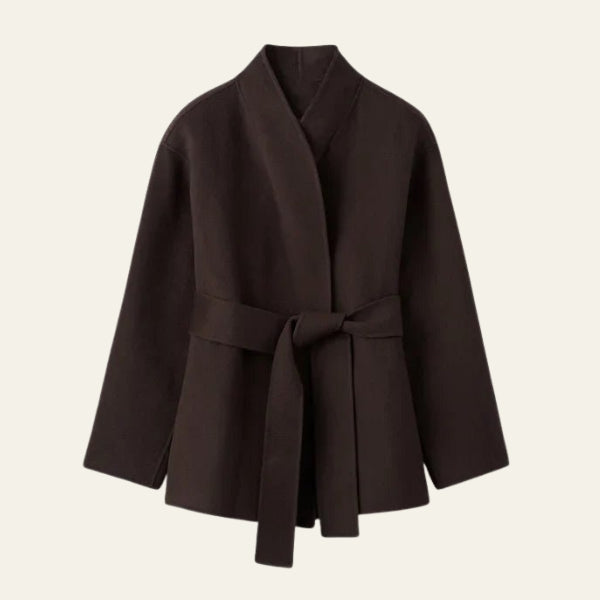 The Vienna Belted Wrap Coat
