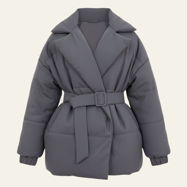 The Aspen Belted Puffer Coat