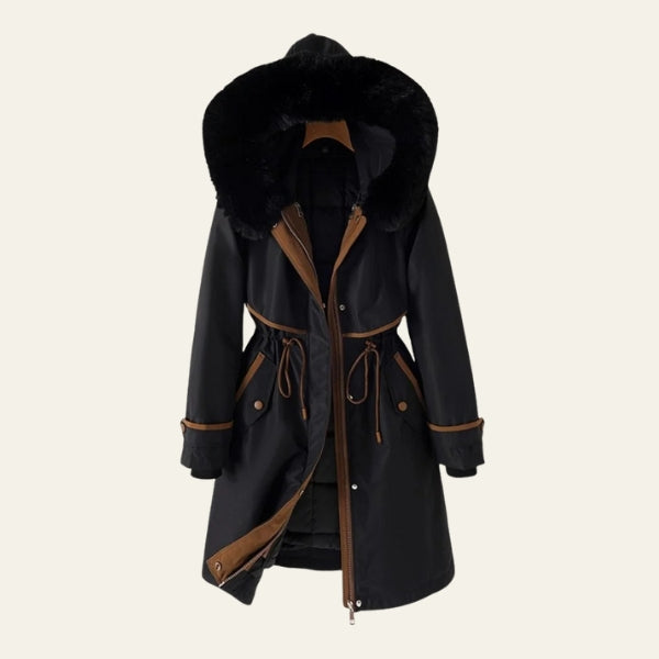 The Aspen Faux-Fur Hood Parka Coat