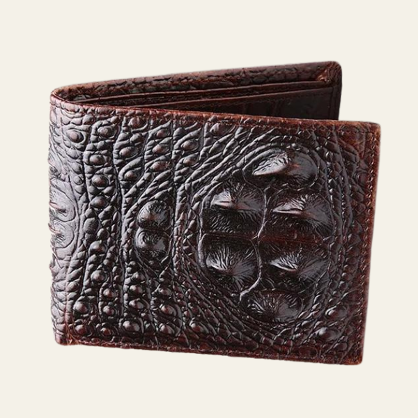 The Aspen Croc-Embossed Leather Wallet