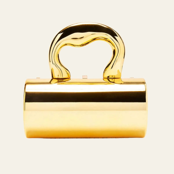 The Riviera Metallic-Finish Tote Bag