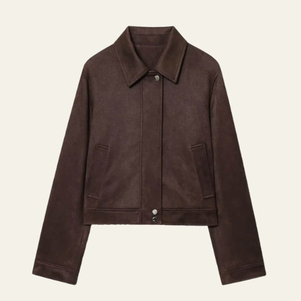The Valencia Suede Short Jacket