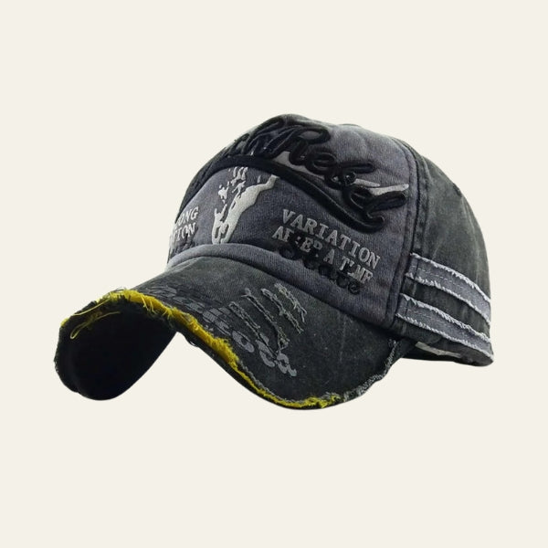 The Dakota Distressed-Brim Baseball Cap