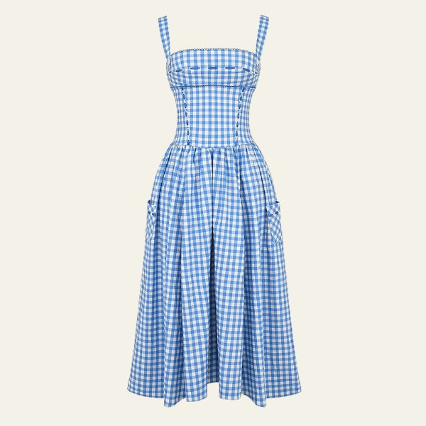 The Provence Corset-Style Midi Dress