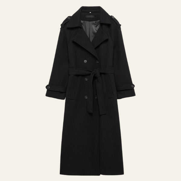 The Emilia Belted Longline Trench Coat