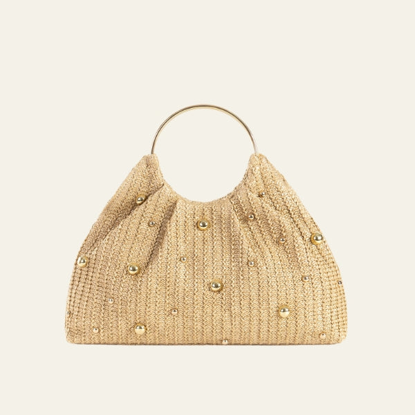 The Sorrento Ring-Handle Bucket Bag