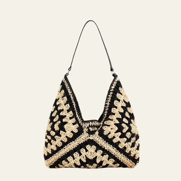 The Sorrento Crochet-Knit Shoulder Bag