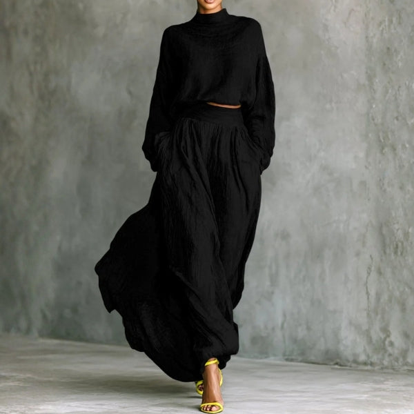 The Kyoto Textured High-Neck Set