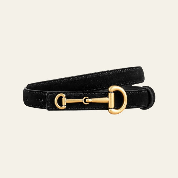 The Verona Suede-Effect Leather Belt
