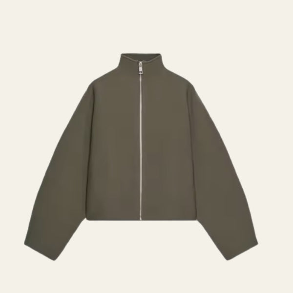 The Milan Cropped Zip Jacket