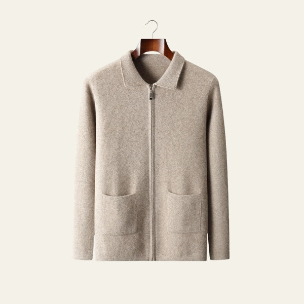 The Lucerne Cashmere Zip Jacket