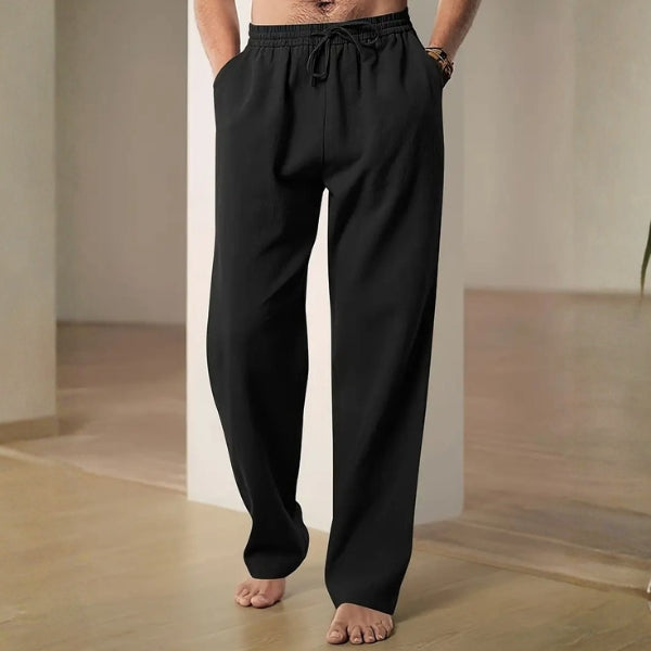 The Malibu Drawstring Eco-Linen Trousers