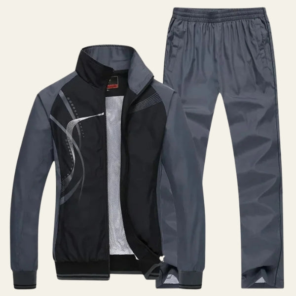 The Aero Track-Stripe Athletic Set