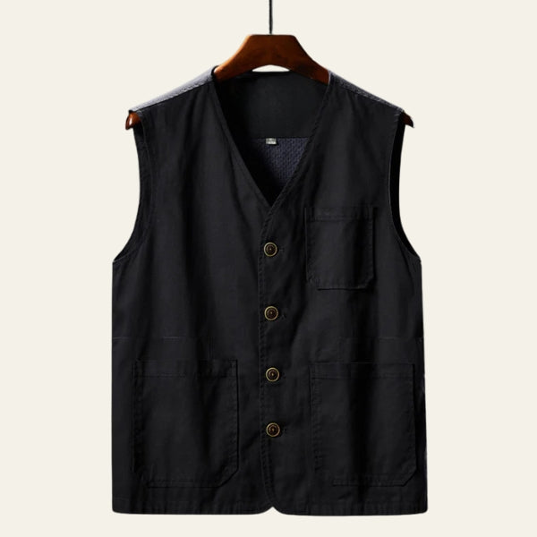 The Kyoto Multi-Pocket Utility Vest