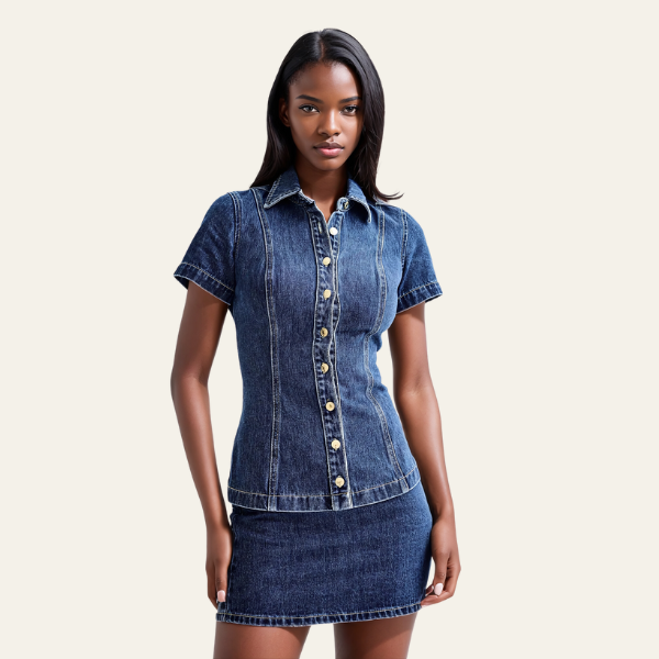 The Milan Denim Co-Ord Set