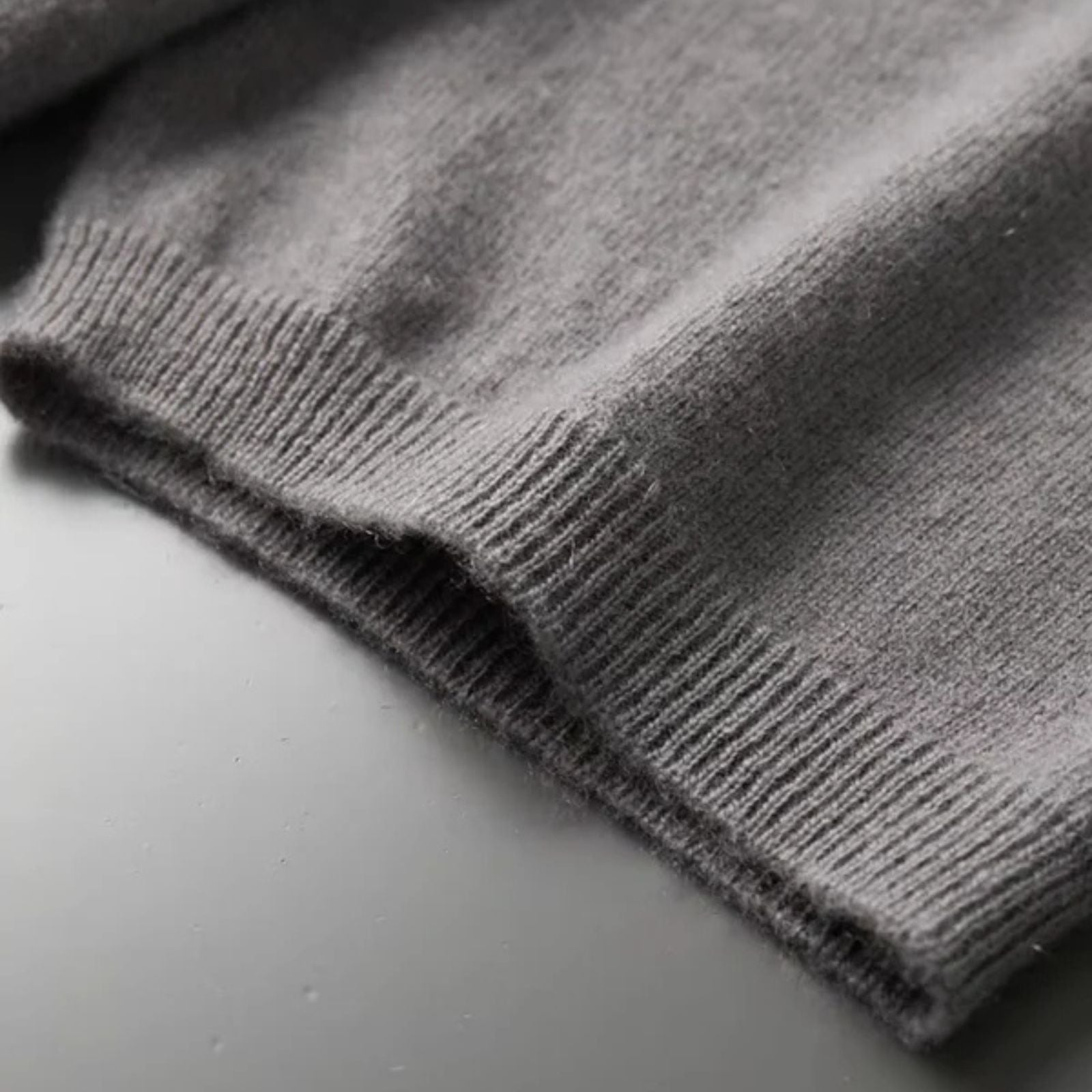 The Vienna Cashmere Mock Neck T-Shirt