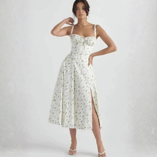 The Sorrento Bustier-Style Midi Dress