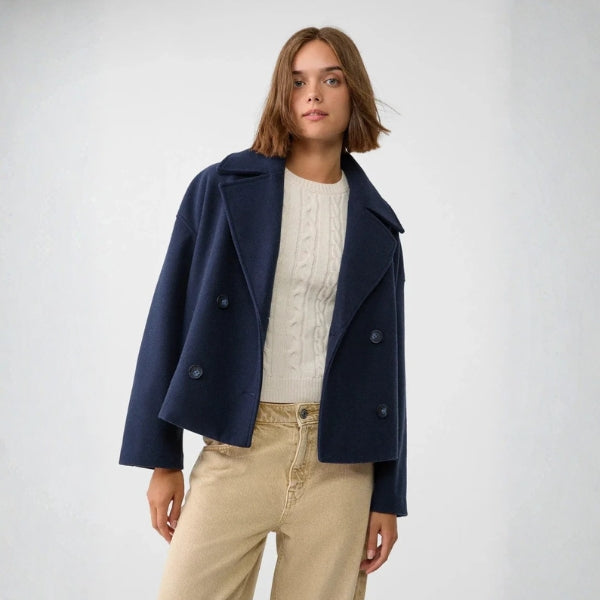 The Riviera Cropped Double-Breasted Jacket