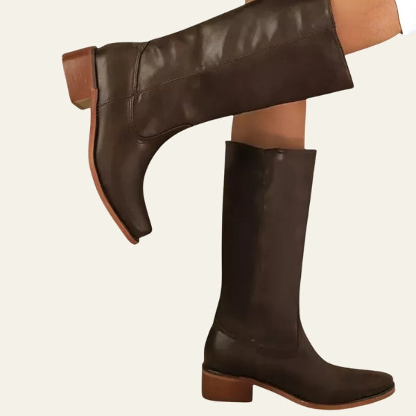 The Vienna Leather Knee Boot
