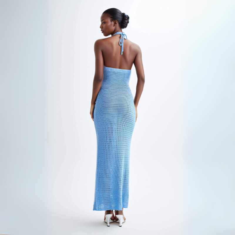The Capri Crochet Maxi Dress