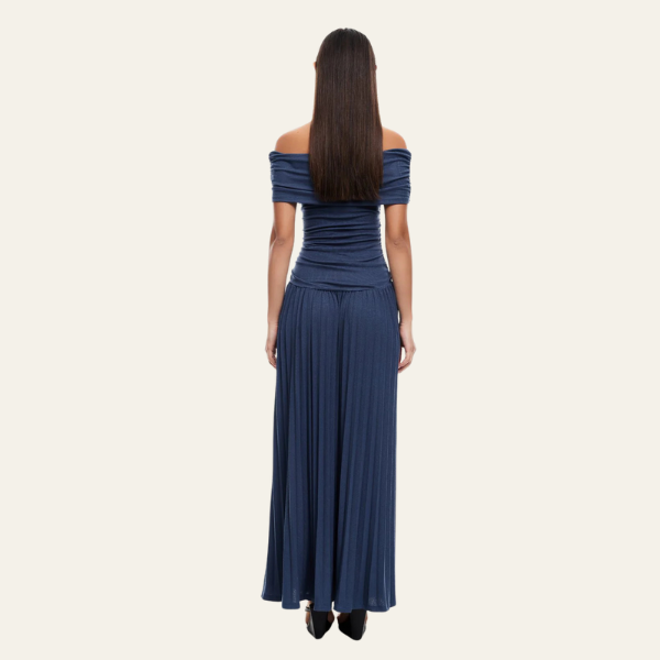 The Amalfi Rayon Off-Shoulder Maxi Dress