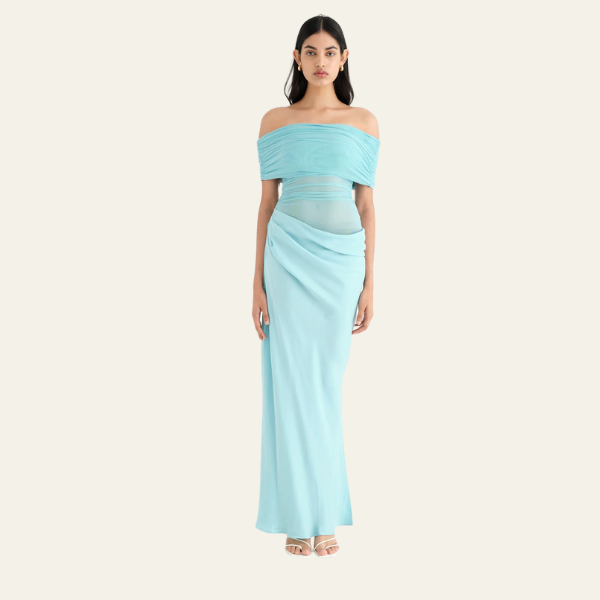 The Capri Draped Evening Dress