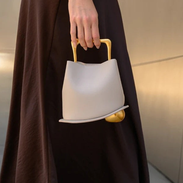The Vienna Sculpted Handle Mini Handbag