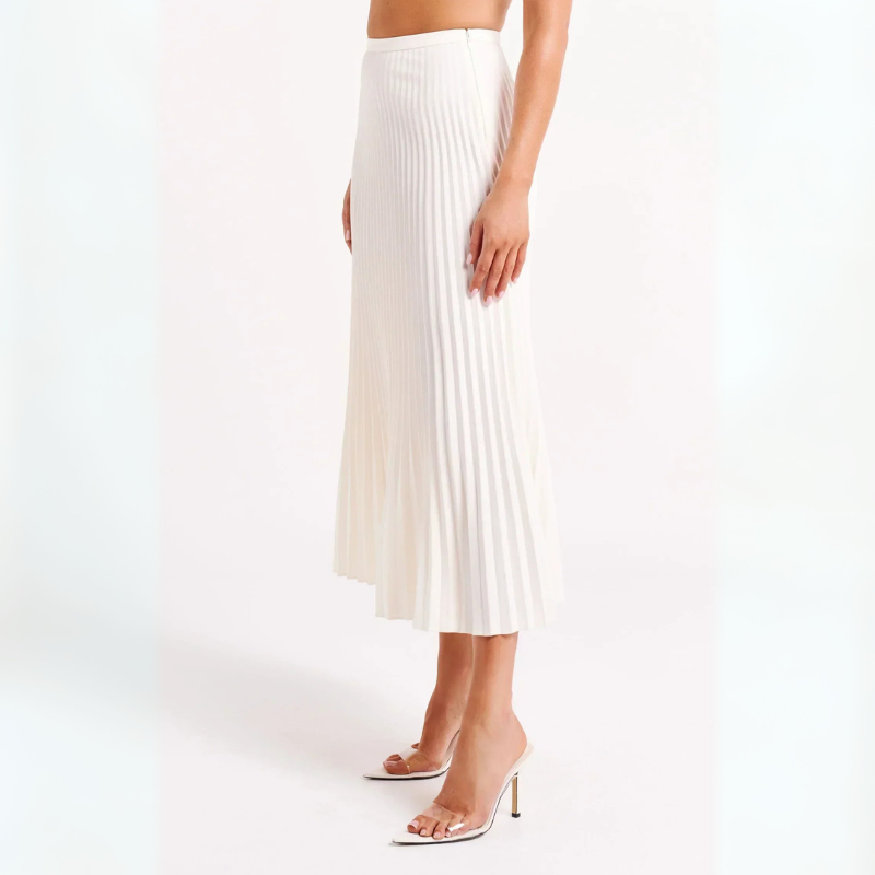 The Lucerne Pleated Maxi Skirt