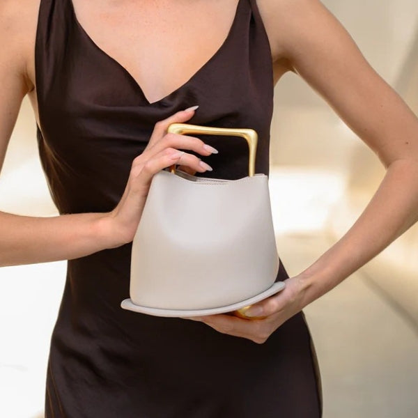 The Vienna Sculpted Handle Mini Handbag