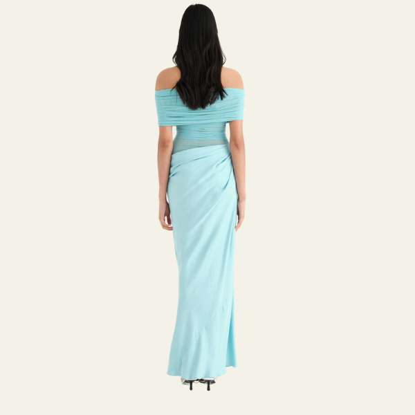The Capri Draped Evening Dress