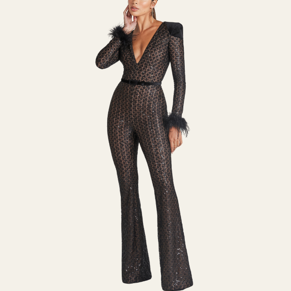 The St. Moritz Sequin Jumpsuit