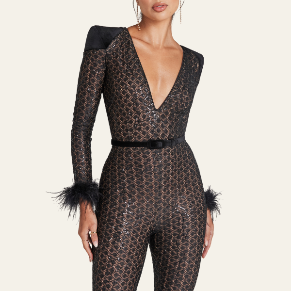 The St. Moritz Sequin Jumpsuit