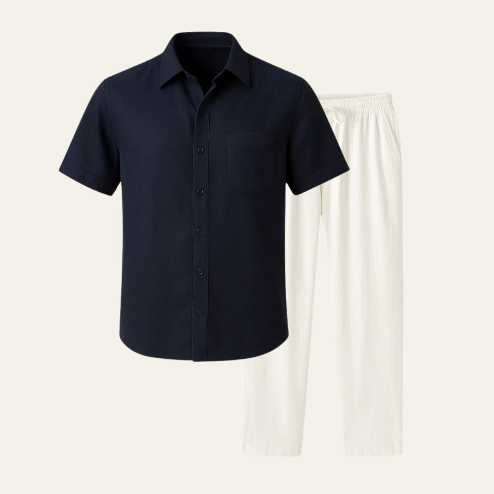 The Provençal Linen Set White
