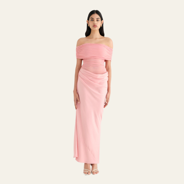 The Capri Draped Evening Dress