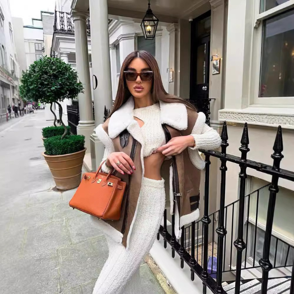 The Cortina Shearling Aviator Vest