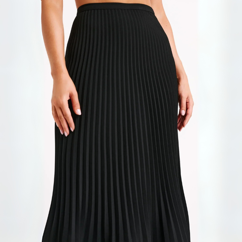 The Lucerne Pleated Maxi Skirt