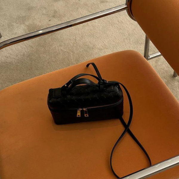 The Turin Woven Leather Duffel