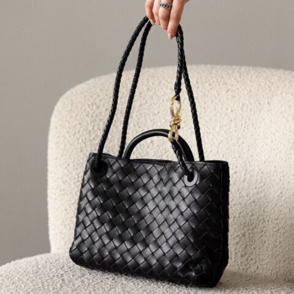The Palermo Woven Leather Tote
