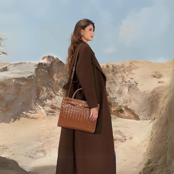 The Palermo Woven Leather Tote
