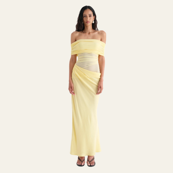 The Capri Draped Evening Dress