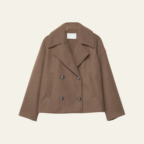 The Kyoto Double-Breasted Short Coat