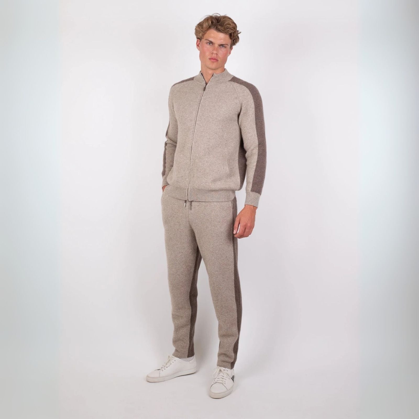 The Portofino Cashmere Multi-Color Jogger Set
