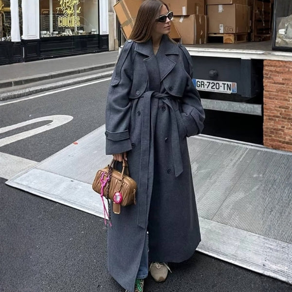 The Aspen Belted Longline Coat