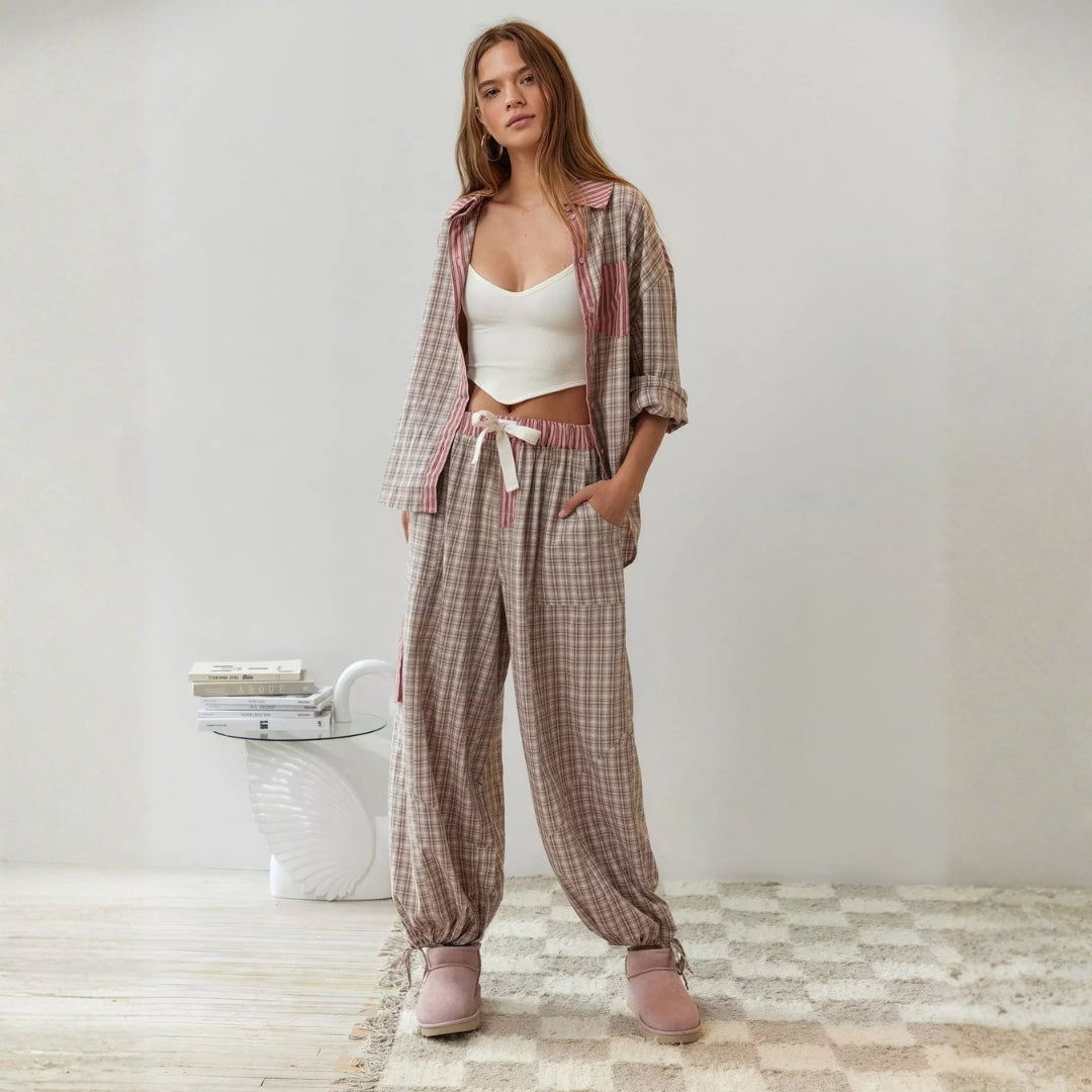 The Haven Patchwork Soft-Weave Lounge Set