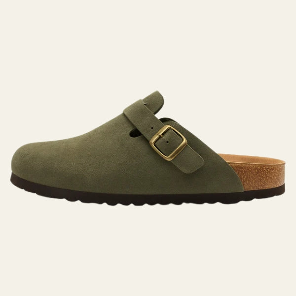 The Amalfi Suede Cork Clog