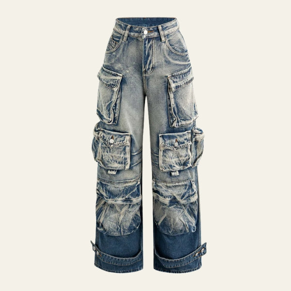 The SoHo Multi-Pocket Cargo Jeans