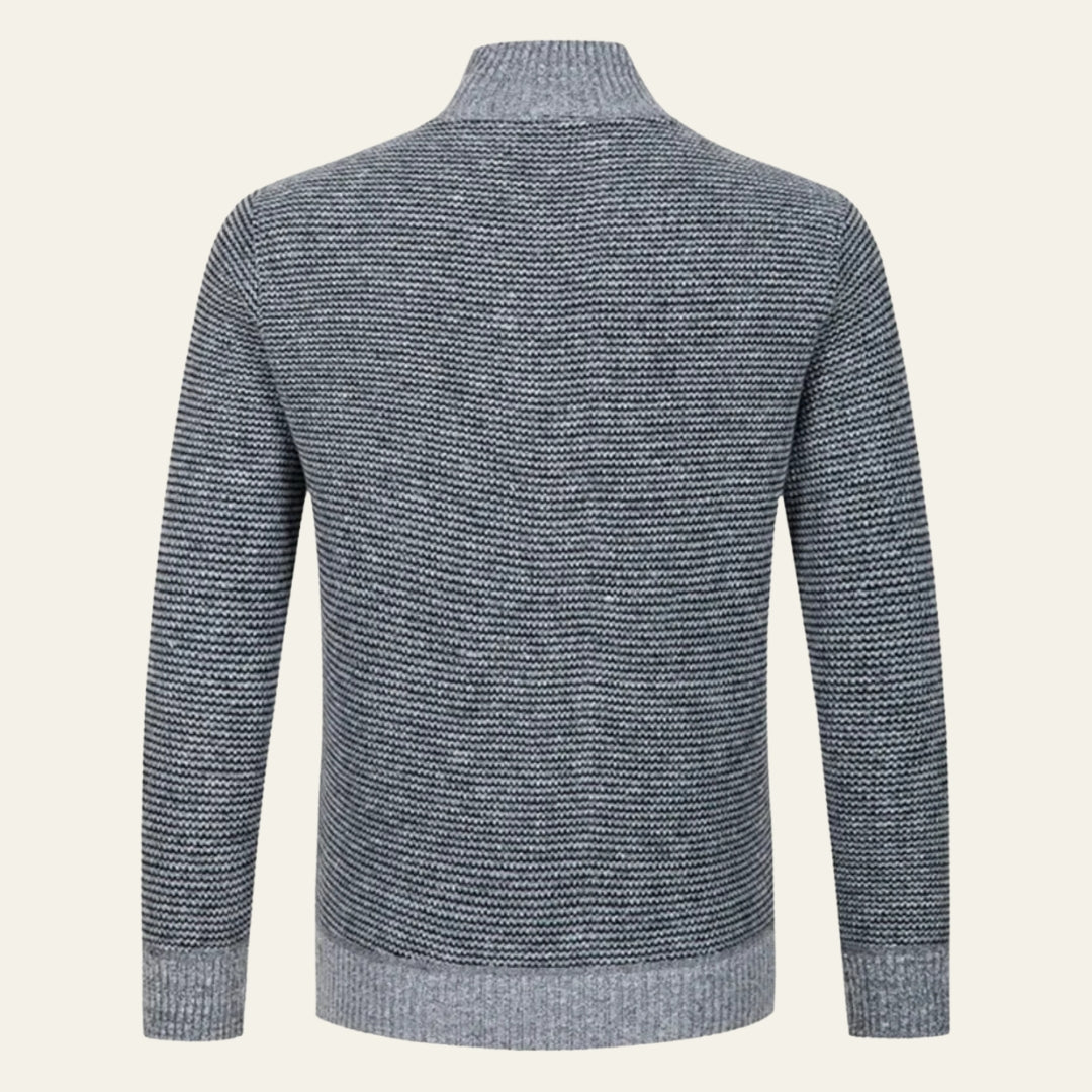 The Aspen Quilted Knit Zip Jacket