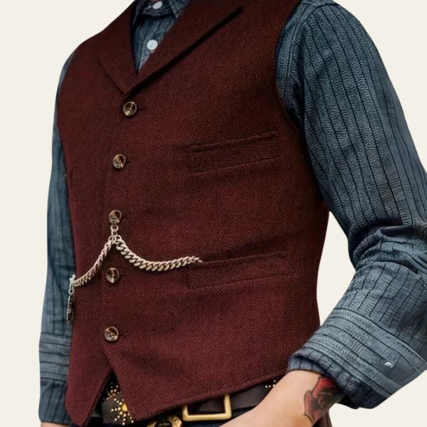 The Ashbourne Classic Tweed Vest